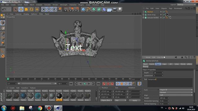 C4D Logolu Bir Banner Yapmak Güzel Görünüm (2019)