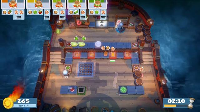 Overcooked: All You Can Eat (Shrimp On A Burger) WTF!!