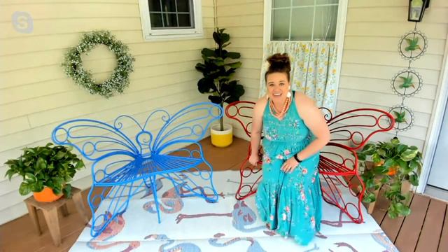 Marigold Decorative Butterfly Armchair On QVC