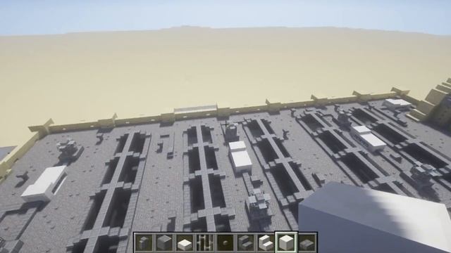 Minecraft: Let's Build A Military Base Ep.4: Warehouse Roofs & Back Of Hangar!