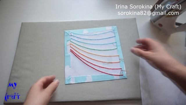 The Rainbow Quiet Book Page Tutorial / МК: страничка развивающей книги 