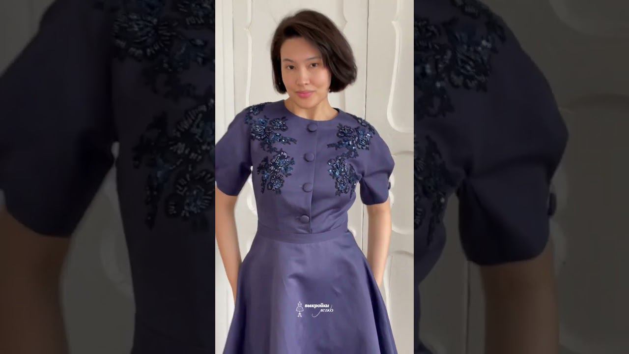 А как вы медитируете?) На видео - платье по выкройке Ассоль от Выкройки-легко.