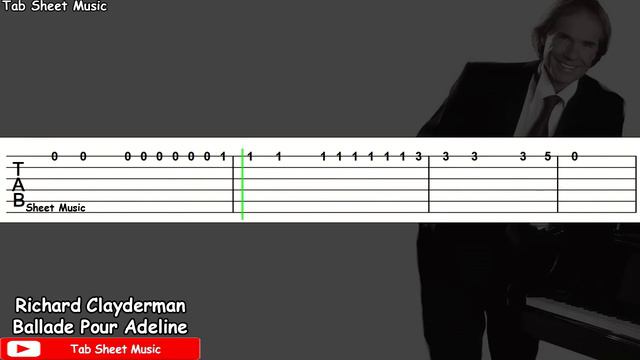 Ballade Pour Adeline - Richard Clayderman Guitar Tutorial