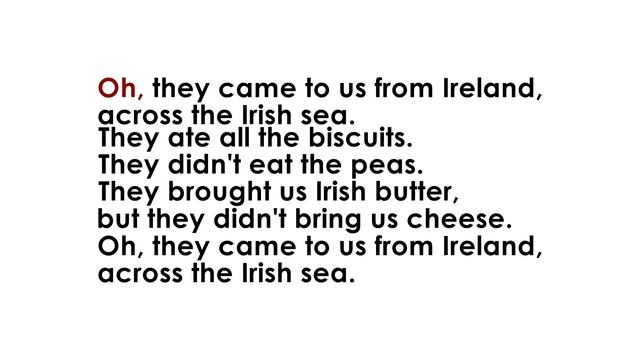 SIMPLE PAST TENSE SONG