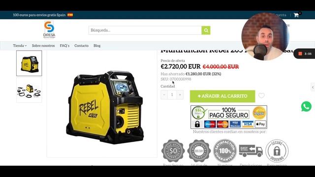 Multifunción Rebel 205 AC DC De Esab   OFERTÓN! ??