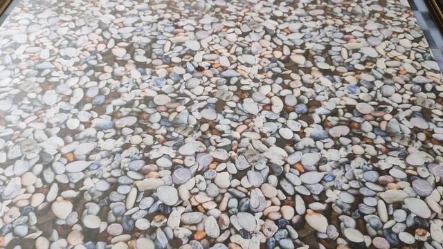 Autocolant Gresie şi Podele, Folina, Pietre Gri, 125 Cm Lăţime