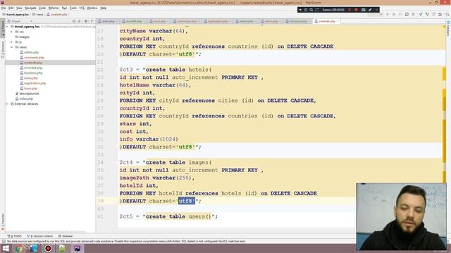 Урок 9.4. Практика.  База данных MySql