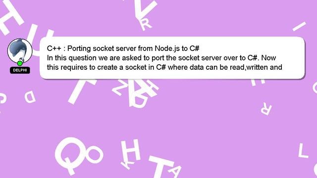 C : Porting socket server from Node.js to C