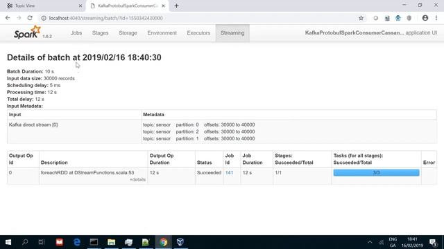 Kafka Cassandra Streaming