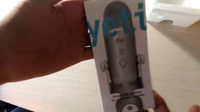 Обзор/Распаковка/Личное мнение - Микрофон Blue Yeti Blackout
