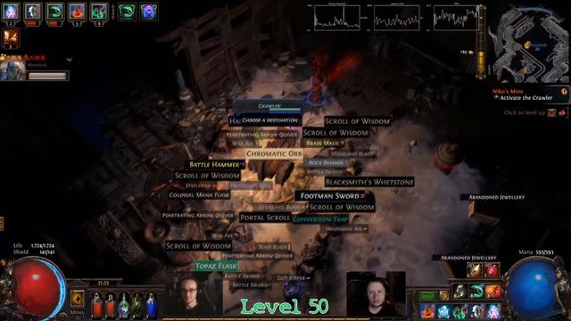 Delirium League - Path Of Exile #08 Coop ** Deutsch ** Ohne Ext. Kaufen/Handel ** LVL 49- 53