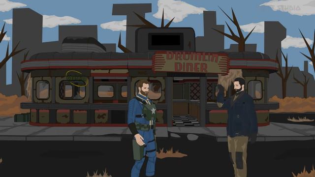 FALLOUT 4 ЖИТЕЛИ ПУСТОШЬ И ОТНОШЕНИЯ К СИНТАМ [ЮМОР АНИМАЦИЯ]