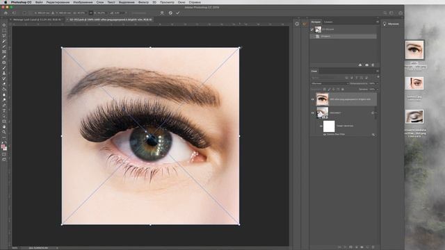 Как редактировать шаблон PUZZLE в программе PHOTOSHOP