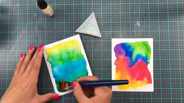 Inkon3 Atelier Ink And Heat Embossing Cards!