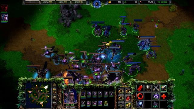 Warcraft III Reforged Beta  Multiplayer Gameplay,  Demon Hunter 1vs1, 1080p