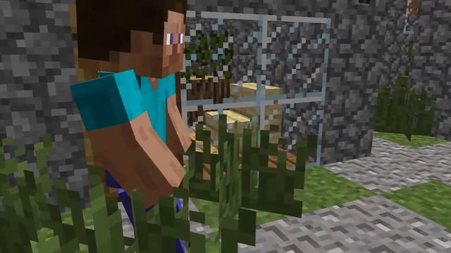 Жизнь стива на острове в майнкрафт!Анимация (Steve 2.0)!