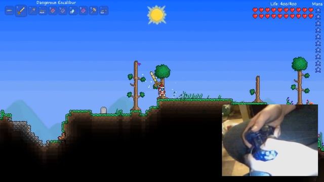 Terraria Played With A Controller