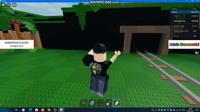 Радужный паровоз и бешеный стол в тележках. Roblox Cart Ride Tycoon Through A Cave 2.