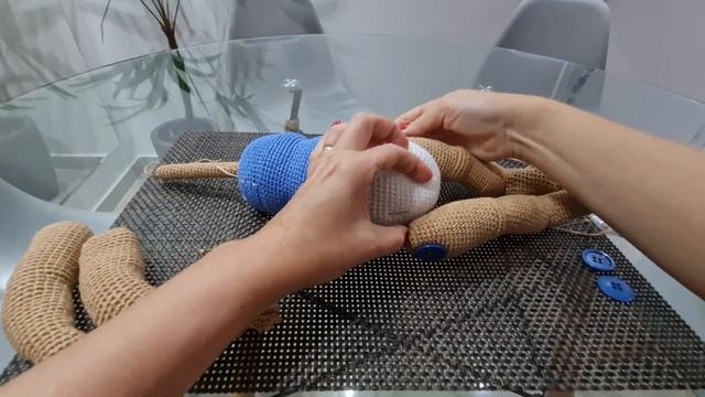 Isa- Montando O Corpo- Boneca Amigurumi Realista- Crochê