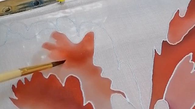 Мастер-класс по росписи шелка