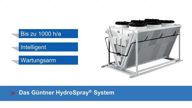 Güntner. Испарительные конденсаторы с системой HydroSpray