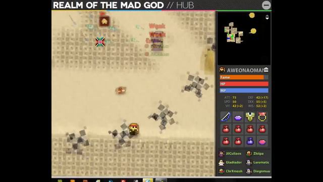 [RotMG - Huntress] AWEONAOMAN - Tomb With 3 Shots Bow (Zhiipa's Ammy Broken)