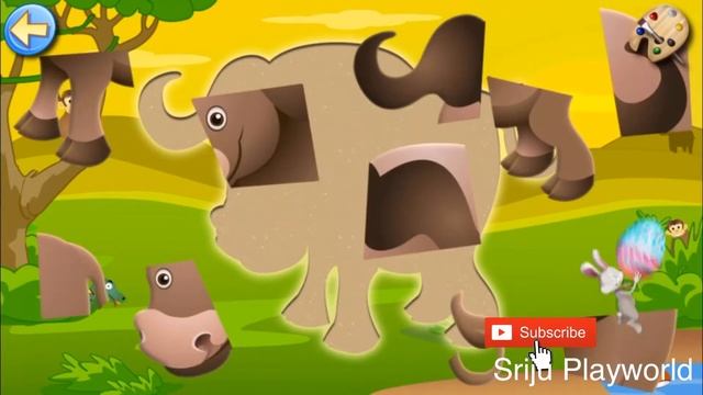 Kids puzzles animals - 2