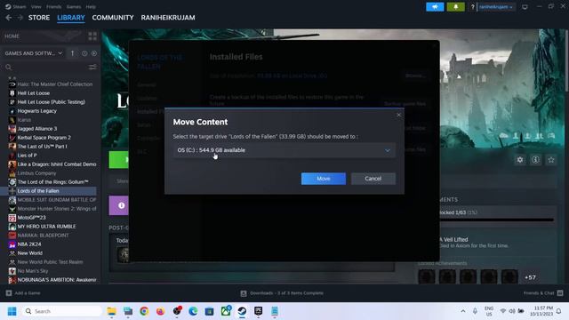 Lords of the Fallen: Fix Error Low Speed Disk Warning We Strongly Recommend Reinstalling Game On SS