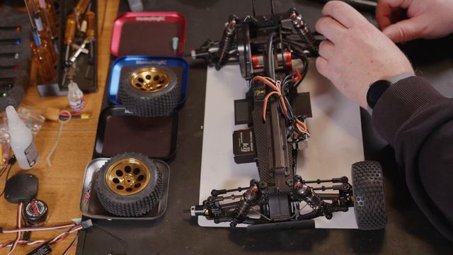 KYOSHO OPTIMA MID 87 WC Worlds Spec Yeah Racing Aluminium CNC Wheels