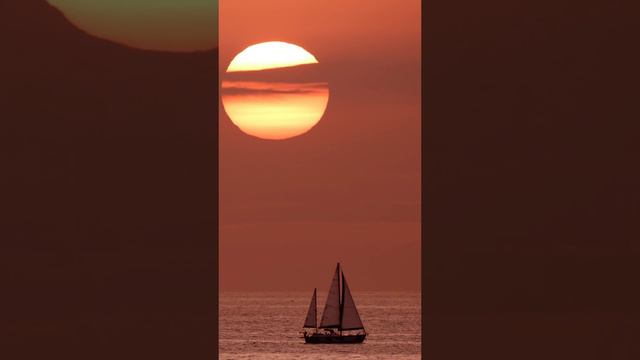 Красота Заката в Море