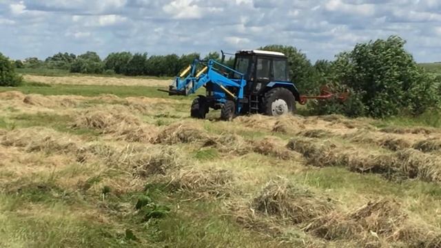 Сенокос. Сезон 2016. Второй день-сбор сена в покосы.