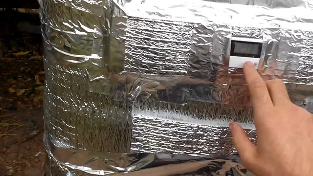 Утепление ульев+датчики температуры и влажности