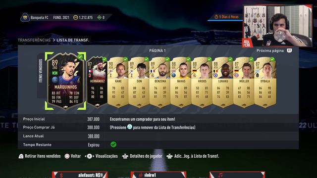 INACREDITÁVEL!! TIREI UM TOTY 96 INSANO NO PACK OPENING DO FIFA 22!!