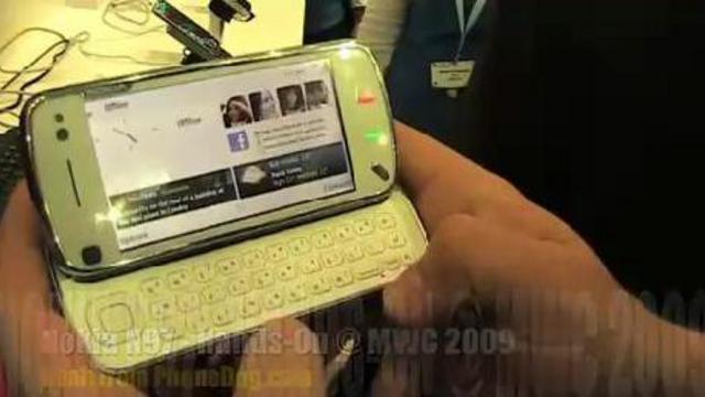 Nokia N97 Hands-On @ MWC 2009 Barcelona