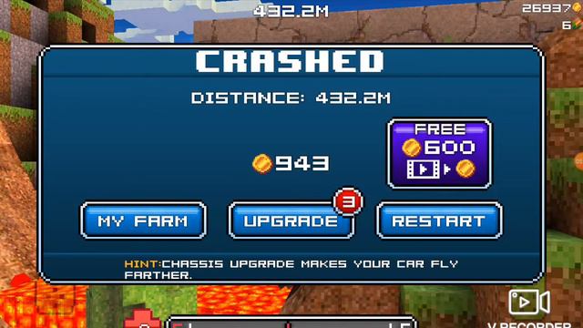Пытаемся взять сундук Blocky Roads