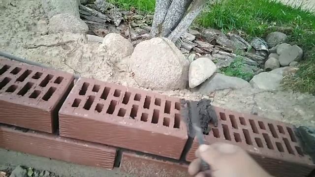 Делаю опорную стену из кирпича #3.... ч. 1