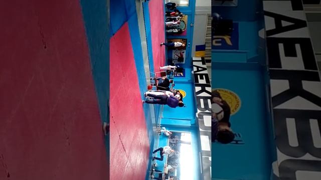 Мои самые первые соревнования по тхеквондо