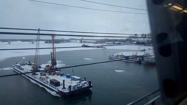 Строительство 4 моста через Обь в Новосибирске, 29.01.2021