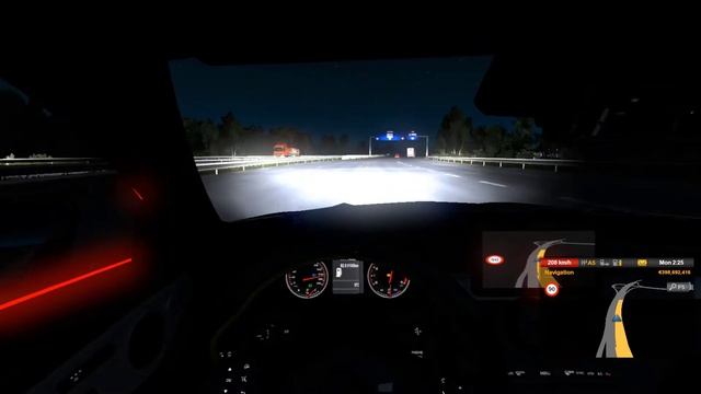 [ETS:2] How Fast Can You Drive? - Mercedes Car Mod + No Damage