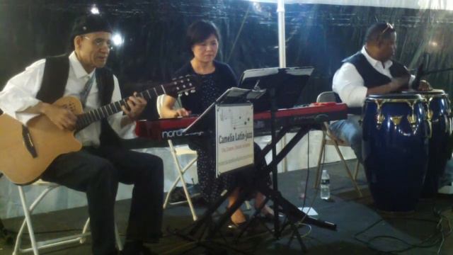 Autumn Leaves, Merengue-jazz, 6-10-2022, Camelia Latin-jazz Trio.