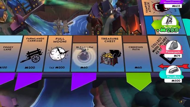 MONOPOLY GAME - MARMALADE STUDIO DRACULAS TRANSYLVANIAN CASTLE BOARD - EPIC ONLINE LIVE IOS GAME.