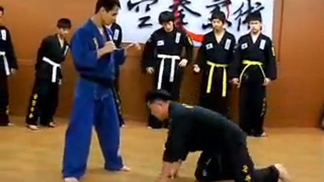 36(takedown3)blindside Leg Entanglement Throw (Korea Jiu Jitsu Hapkido)
