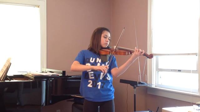 Emma Binosi Playing Melodie By Gluck.
