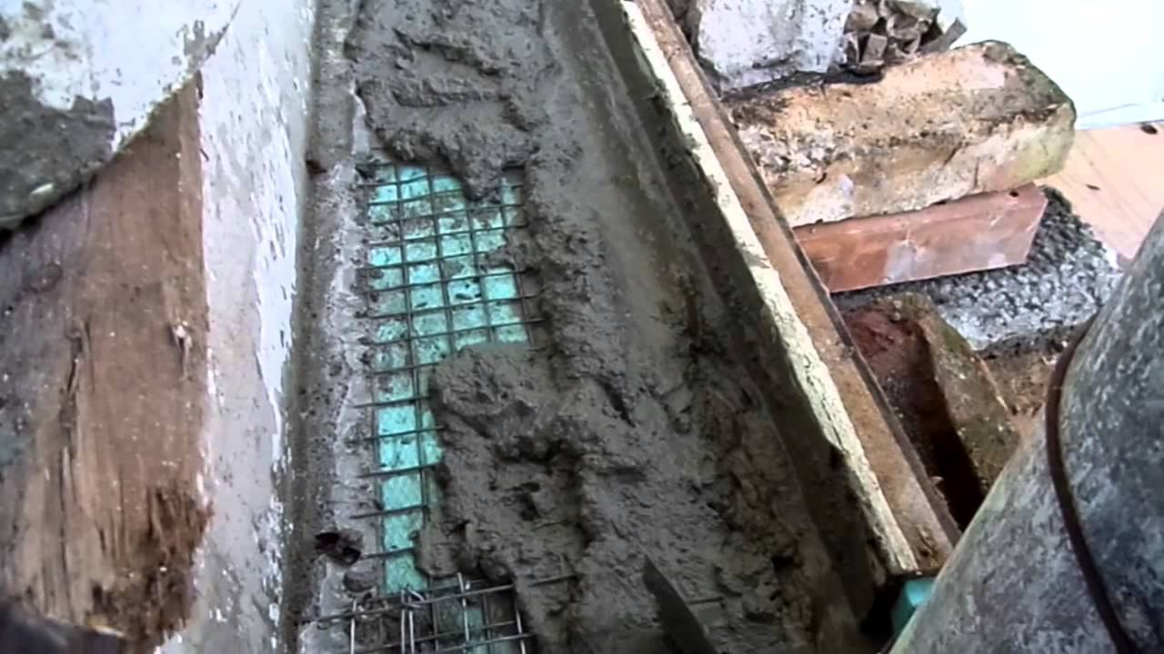 Как сделать бетонные ступеньки с помощью временной опалубки \Stairs made from concrete