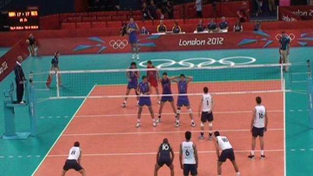 Волейбол. Олимпиада - 2012. Ралли от сборной Бразилии.