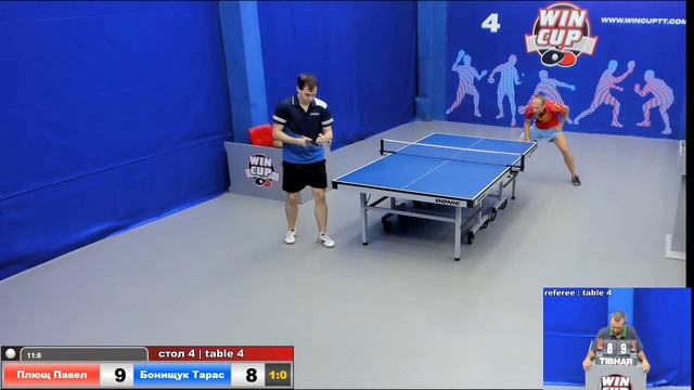 18-00  Плющ Павел 3-0 Бонищук Тарас стол 4 Юг-3 07.08.2020