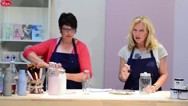 Shabby Chic In Der Küche – Mit Chalky Und Glas-Effekt-Gel