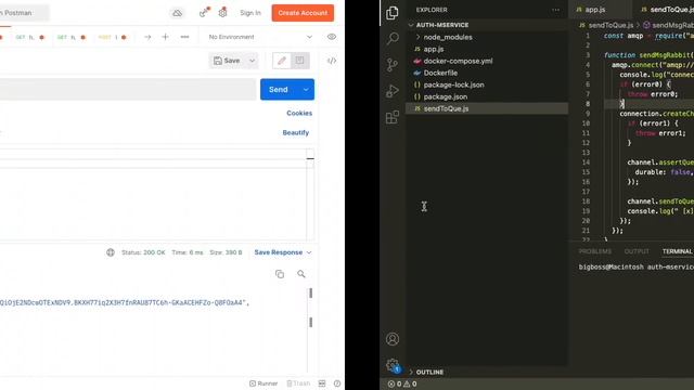 ทำ Microservice คุยกันผ่าน RabbitMQ