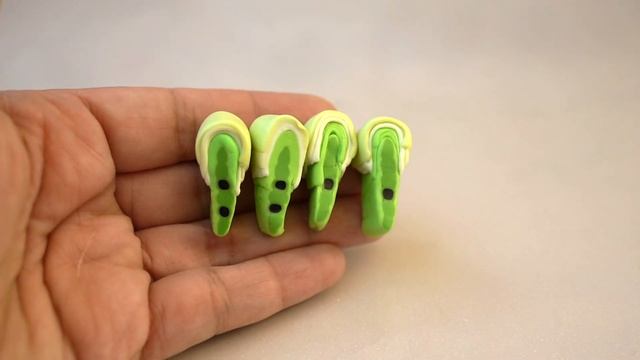 Miniature Kiwi Cane/Polymer Clay Tutorial
