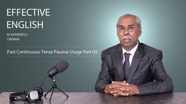 192 Past Continuous Tense Passive Usage Part 03